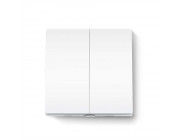 Light Switch  TP-LINK Tapo S220, White, Smart Light Switch / 2-Gang 1-Way, Hub Required (Tapo H100), Work with TAPO Devices, Remote Control, Voice Control, Schedule, Away Mode, Great Compatibility, No Flickering